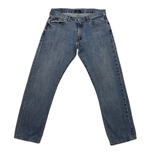 Polo Ralph Lauren Jeans Mens Size 34x32 Blue Classic Straight Fit Denim Preppy